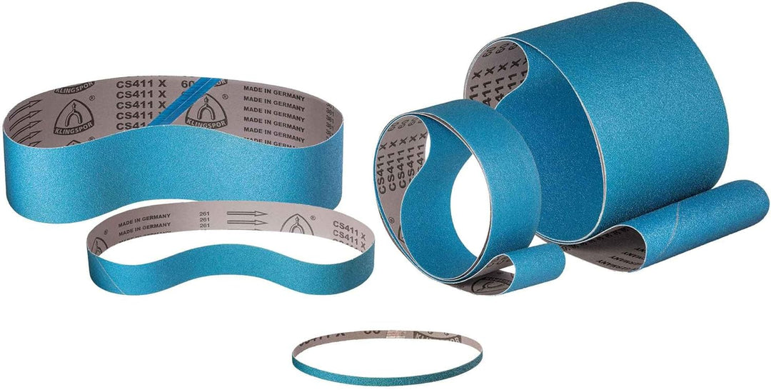 5er Pack Klingspor Schleifband | 40x760 mm | Rohrbandschleifer | Edelstahl INOX | Industriequalität