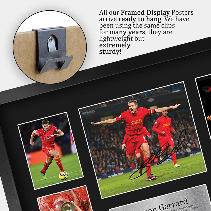 HWC Trading A3 FR Steven Gerrard Geschenk Signed Large-A3 gedruckt Autogramm Liverpool Geschenke dru