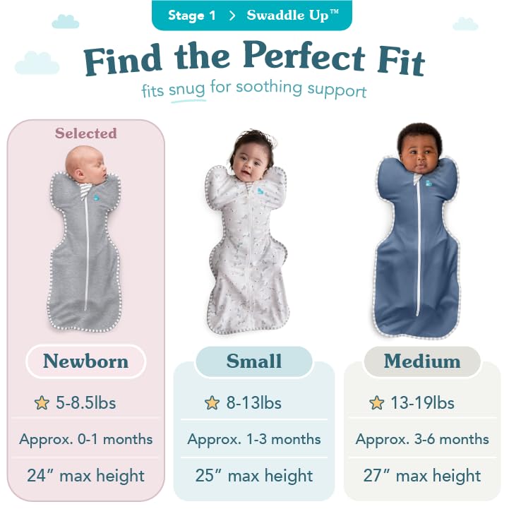 Love To Dream Pucksack, Baby Erstausstattung Neugeboren (2,2-3,8kg), ideal für Moderate Temperaturen