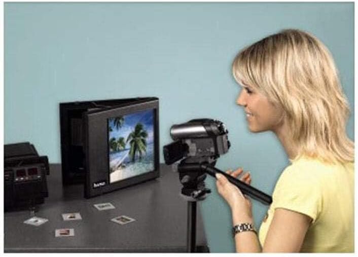 Hama Telescreen Videotransfer (einfaches Abfilmen und Digitalisieren älterer Videoformate, mit Umlen
