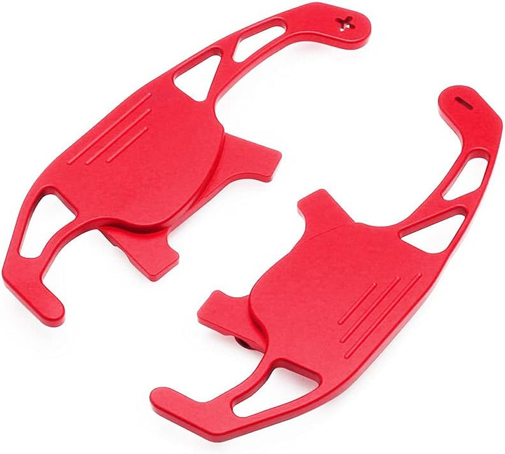 HIBEYO 2 Stücke Lenkrad Schaltwippen Verlängerung Paddles Lenkrad für VW GOLF GTI R R-line GTD GTE M