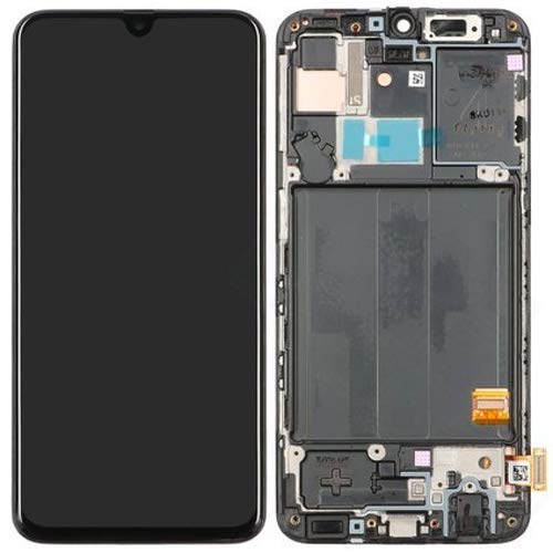 Handyteile24 ✅ Amoled Display Bildschirm Digitizer Touchscreen in Schwarz für Samsung Galaxy A40 A40