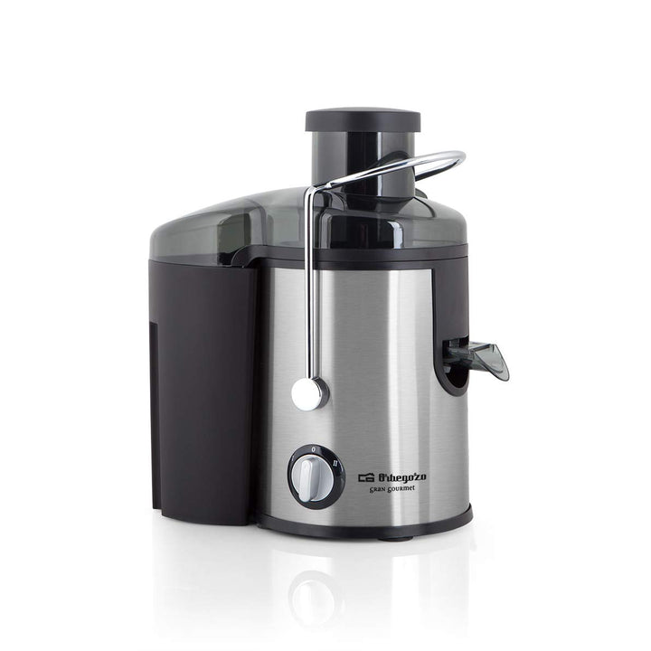 Orbegozo LI 5060 - Entsafter für Gemüse und Obst, Edelstahl, breite Öffnung von 65 mm, Anti-Tropf, 6