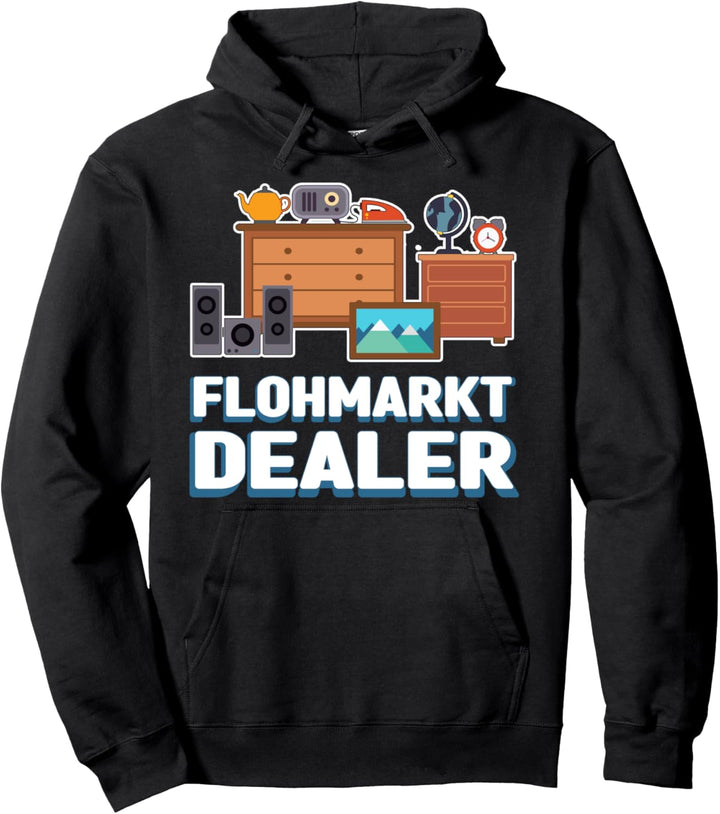 Händler Trödelmarkt Flohmarkt Pullover Hoodie