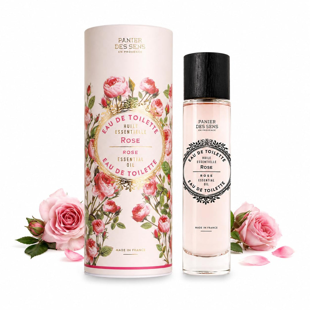 Panier des Sens Eau de toilette Damen Rose - Parfüm Damen - Naturkosmetik Made in France – 50ml, Ros