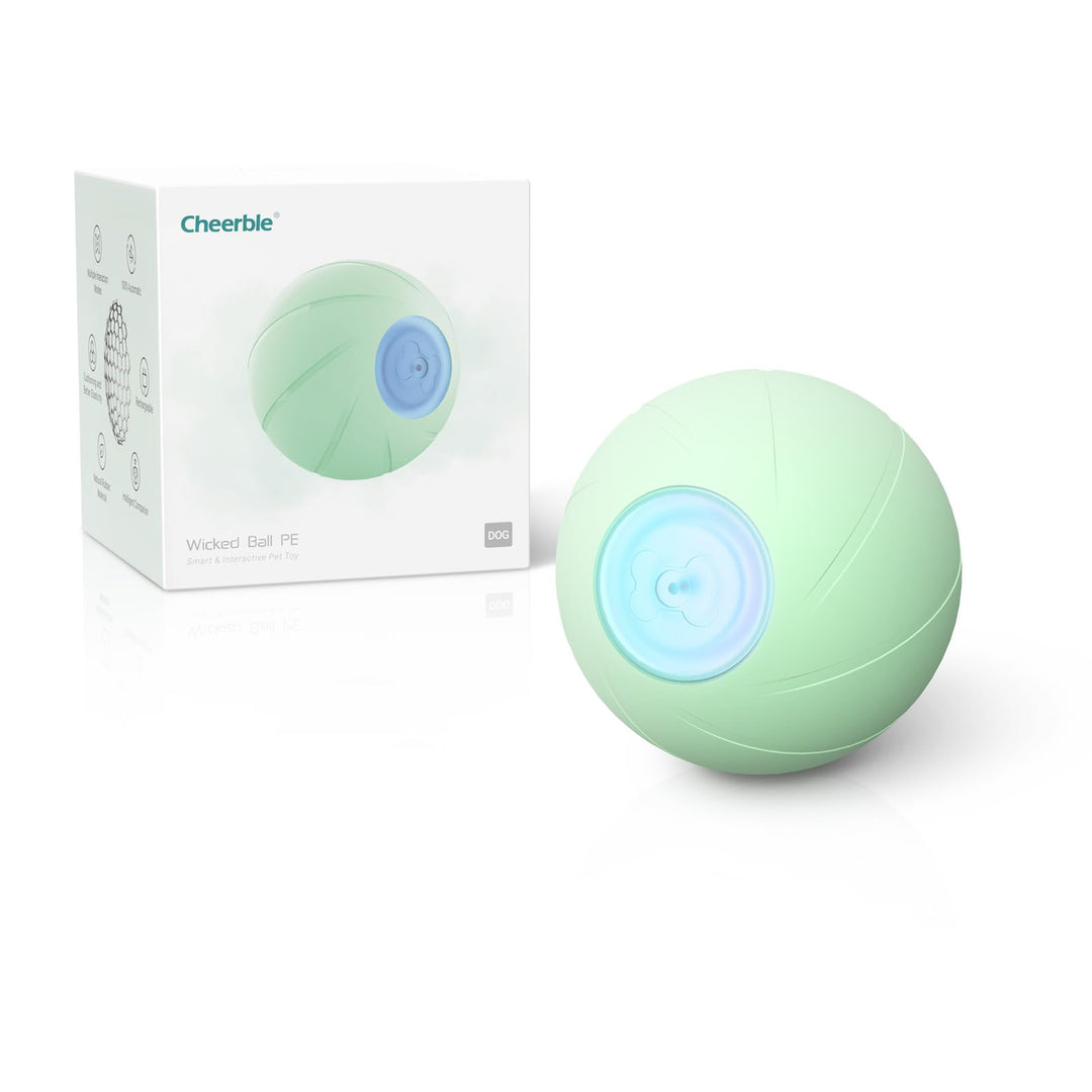 Cheerble Wicked Ball PE, 3 Interaktionsmodi Interaktives Hundespielzeug Ball, Selbstrollender Ball H