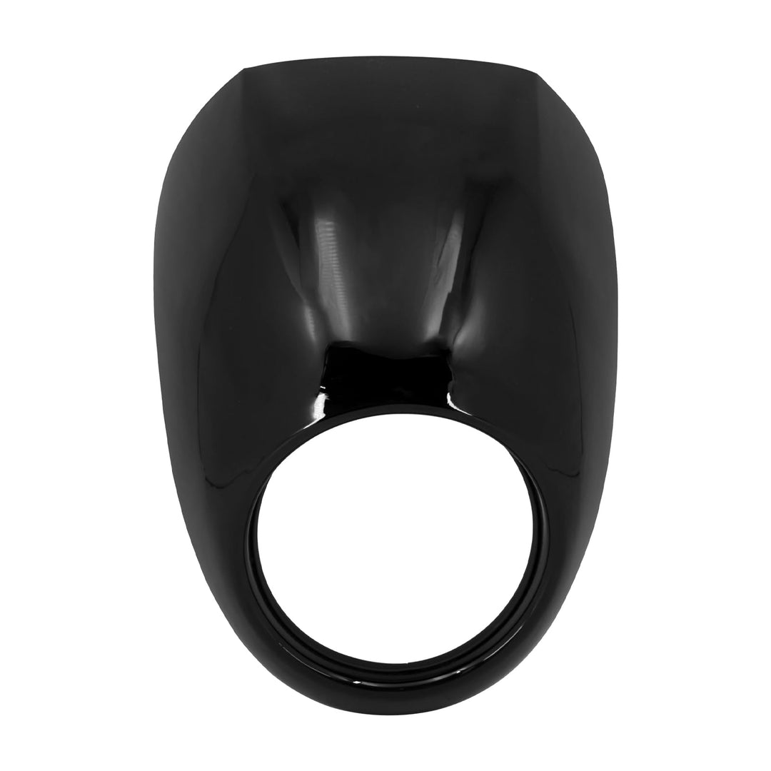 HDBUBALUS Scheinwerfer Verkleidung Maske Visier Abdeckung mit Halterung Fit für Harley Sportster Dyn