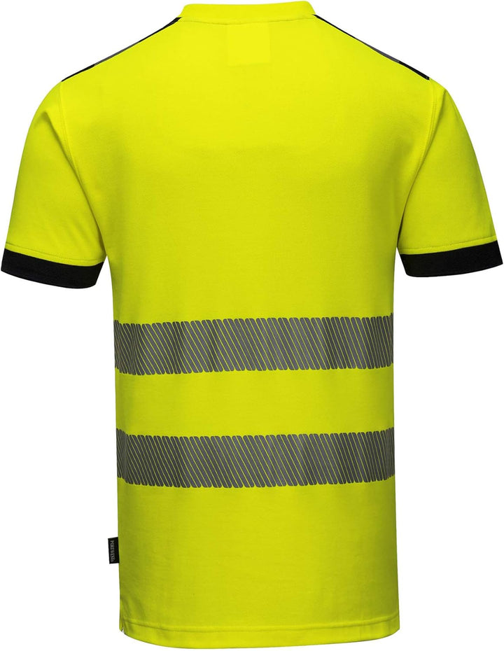 PW3 T-Shirt Manica Corta Hi-Vis 5XL Jaune, 5XL Jaune