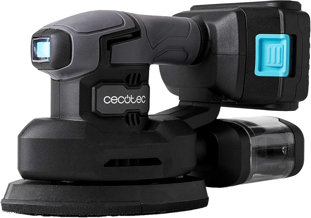 Cecotec Akku-Orbitalschleifer 21V und 2000mAh PerfectSurface 2120 Delta. Deltaform, FingerDetail-Auf