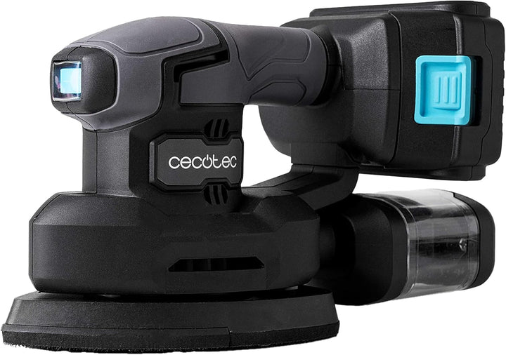 Cecotec Akku-Orbitalschleifer 21V und 2000mAh PerfectSurface 2120 Delta. Deltaform, FingerDetail-Auf