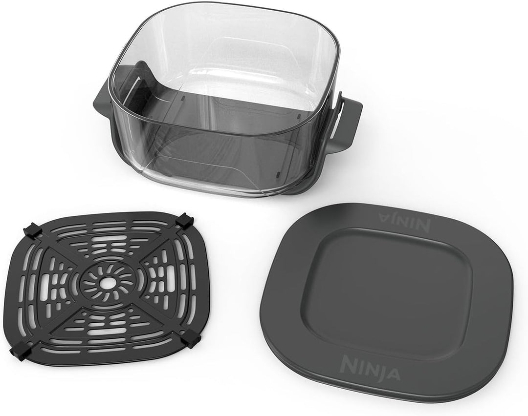 Ninja CRISPi 3,8-l-TempWare-Glasbehälter mit Deckel, grosser, wärmebeständiger Heissluftfritteusen-G