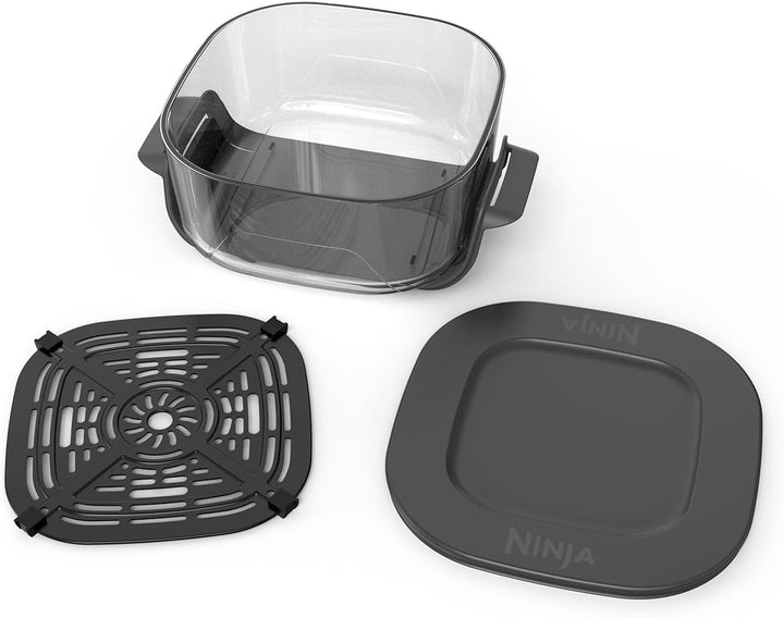 Ninja CRISPi 3,8-l-TempWare-Glasbehälter mit Deckel, grosser, wärmebeständiger Heissluftfritteusen-G