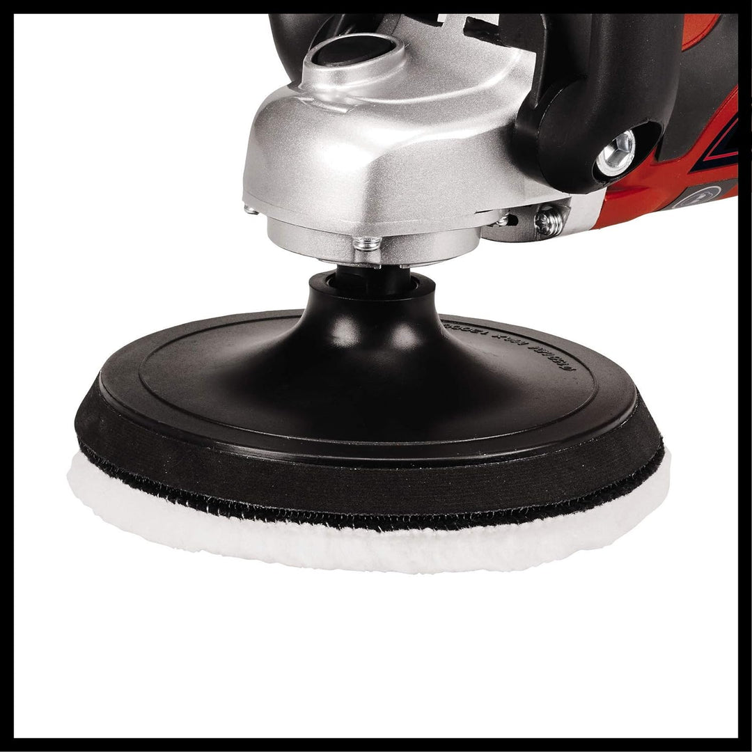 Einhell Polier- und Schleifmaschine CC-PO 1100/150 E (1.100 W, 150 mm Polierteller, Kletthaftung für