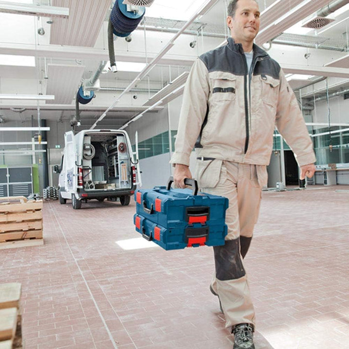 Bosch Professional Handwerkoffersystem L-BOXX 102 (Belastbarkeit bis 100 kg) + 6-tlg.-Einsatzbox-Set