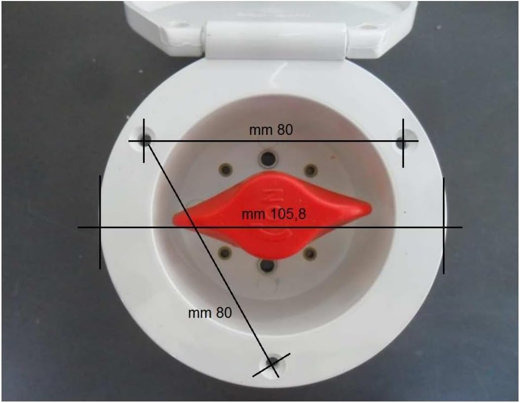 Osculati Batteriehauptschalter f. Boote Heavy Duty weiss