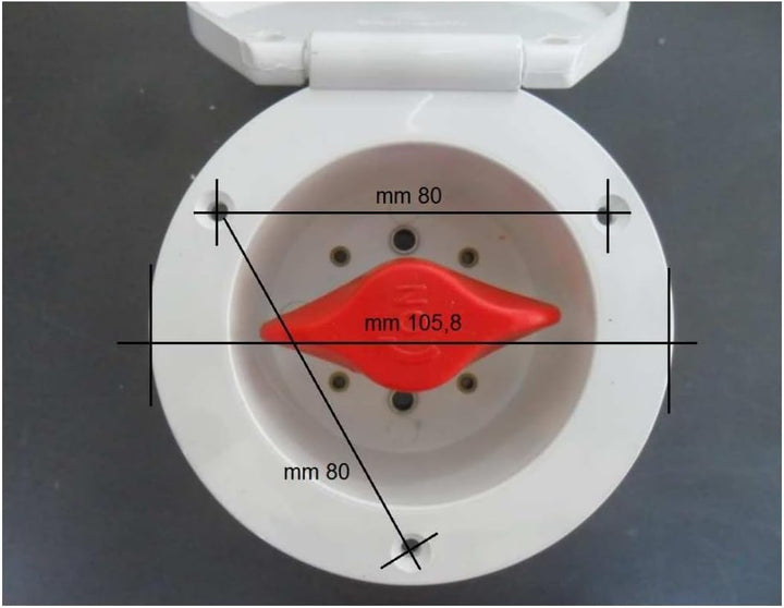 Osculati Batteriehauptschalter f. Boote Heavy Duty weiss