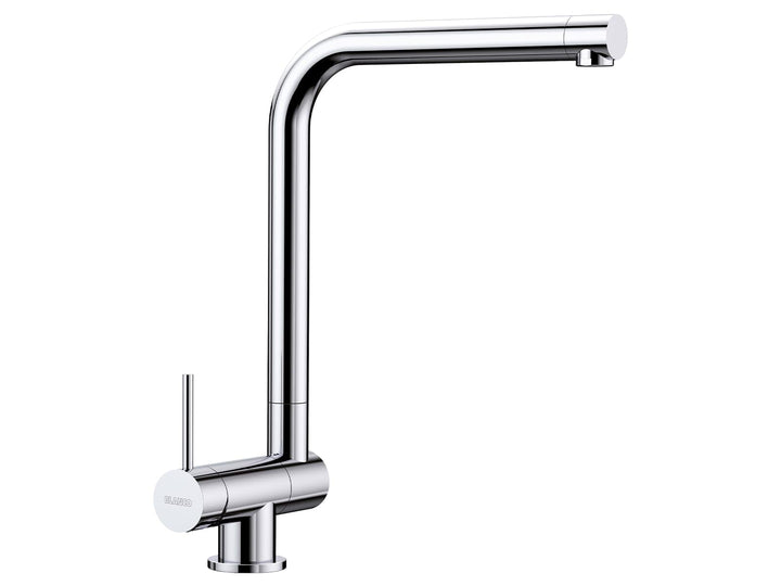BLANCO LARESSA-F Hebel Links | Küchenarmatur in chrom | Hochdruck | Vorfensterarmatur zur Montage vo