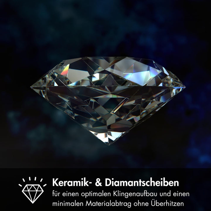 Graef Diamant-Messerschärfer CC 120 DE, ‎75 Watt, ‎25 x 11.2 x 11 cm, weiߟ-schwarz Single