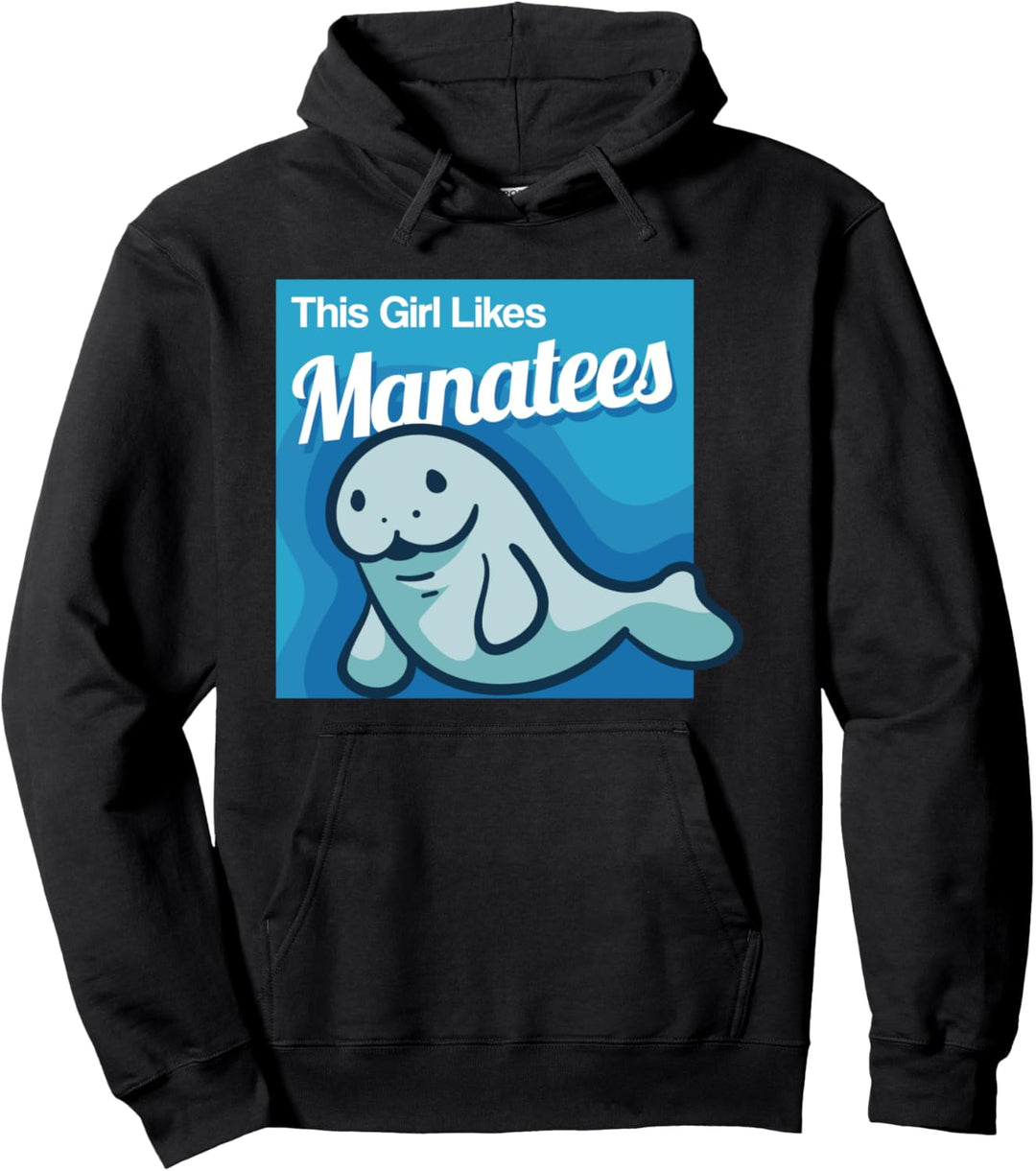 Mädchen mag Seekühe Nettes Meer Kuh Wildtiere Ozean Pullover Hoodie