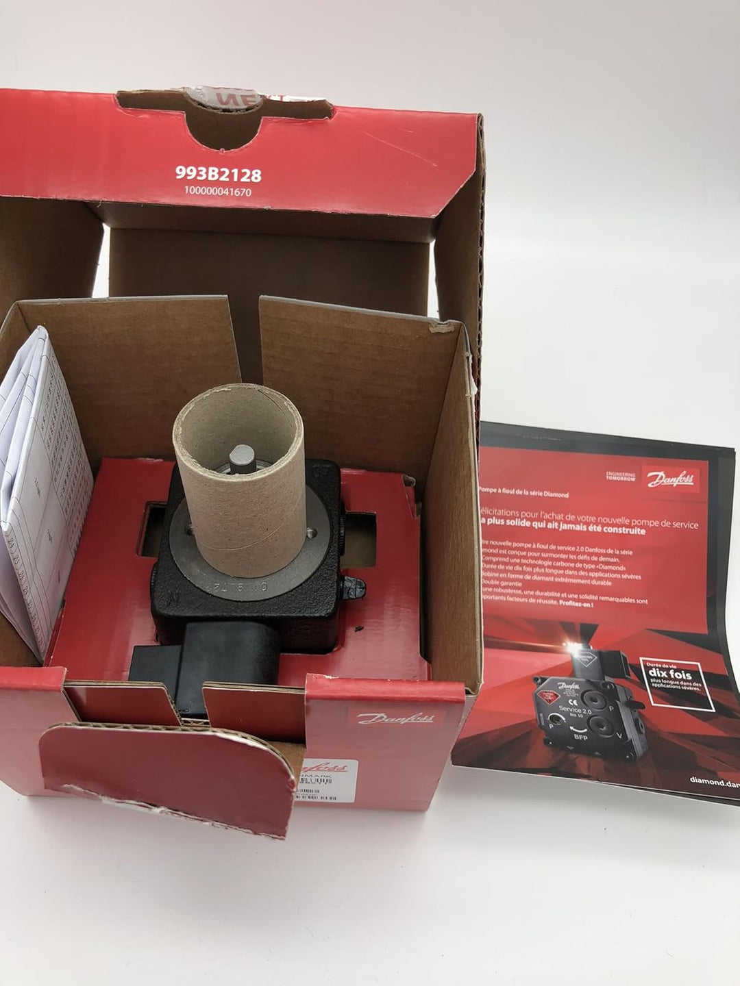 Danfoss Diamond Serie Ölbrennerpumpe Typ BFP 21L3 links, 071N7170 Servicepumpe