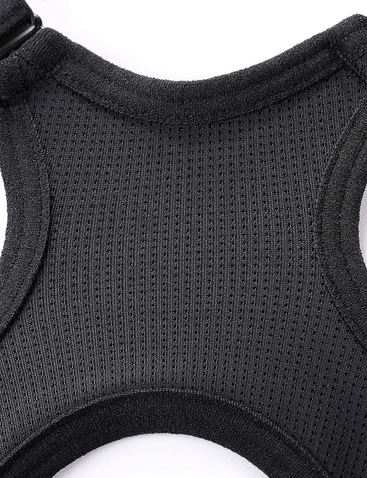 SYROKAN Damen Sport BH Starker Halt- Bügel Push Up Ringerrücken Gepolstert Fitness BH 70B Dunkelrote