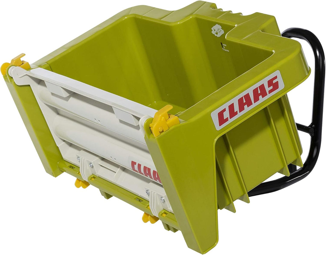Rolly Toys 408924 rollyBox Claas Transportmulde für Trettraktor (Kinder von 3-10 Jahre, Mulde kippba