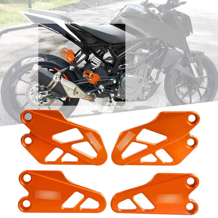 Motorrad Aluminium Vorne Hinten Fussraste Fersenschutzhülle Bremszylinder Schutz Für Duke 125 | Duke