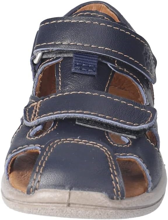 PEPINO Ricosta Mädchen und Jungen Kletthalbschuhe KASPI,Halbschuhe,WMS:Mittel, Blau 180