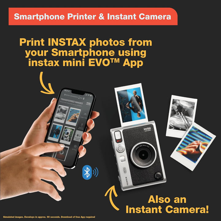 Fujifilm Instax Mini Evo - Braun, Braun