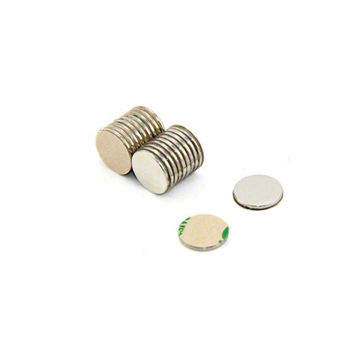 20 Stück Selbstklebende Neodym Magnete N52 Scheibe 8x1 mm| Extra Starke Klebemagnete mit Gegenstück