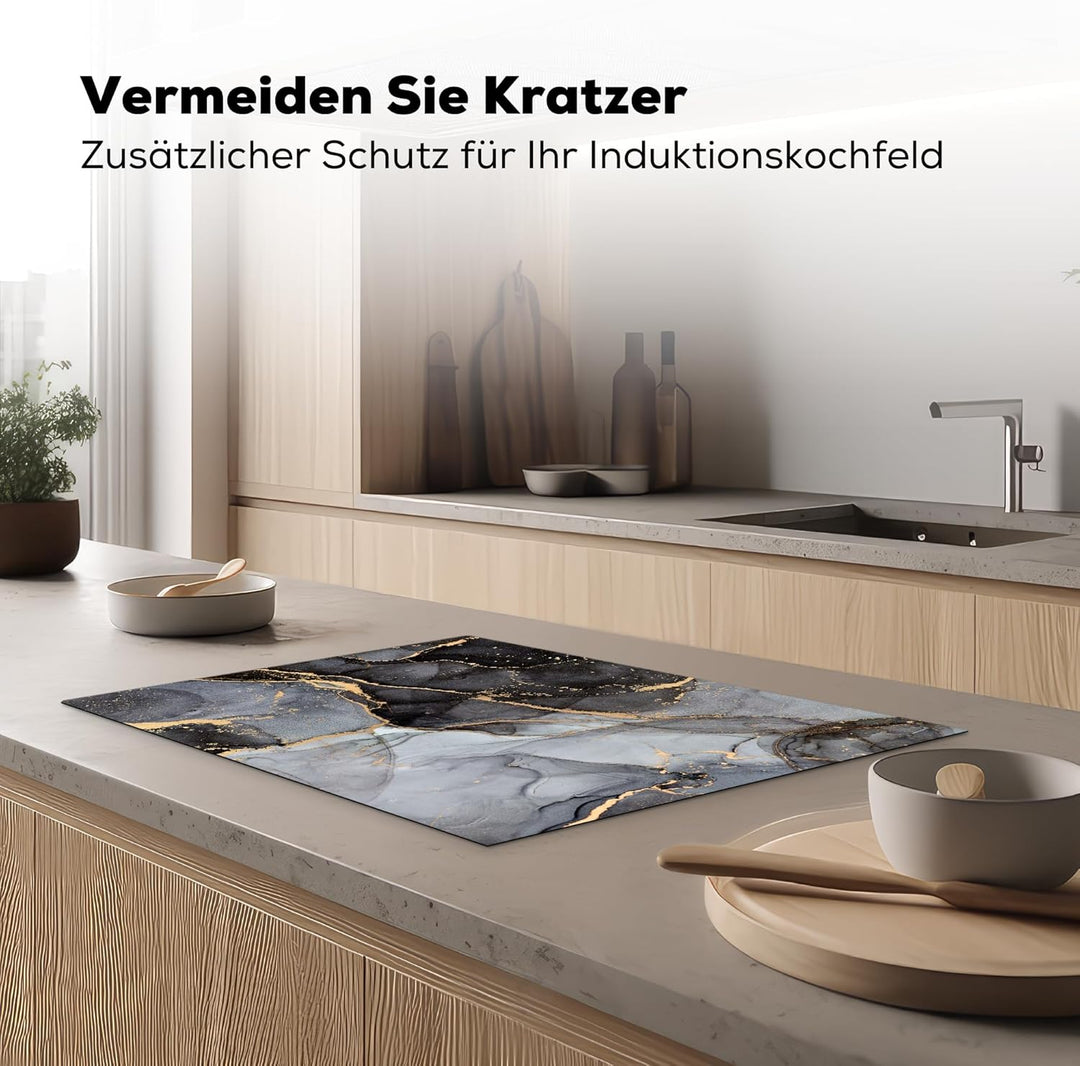 KitchenYeah© Herdabdeckplatte Einteilig Küche Ceranfeld Abdeckplatte Cerankochfeld Abdeckung Indukti