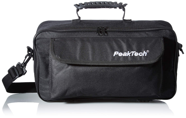 PeakTech 7400 – Tragetasche für Oszilloskope & Messgeräte, Transporttasche mit Polsterung, Zubehörta