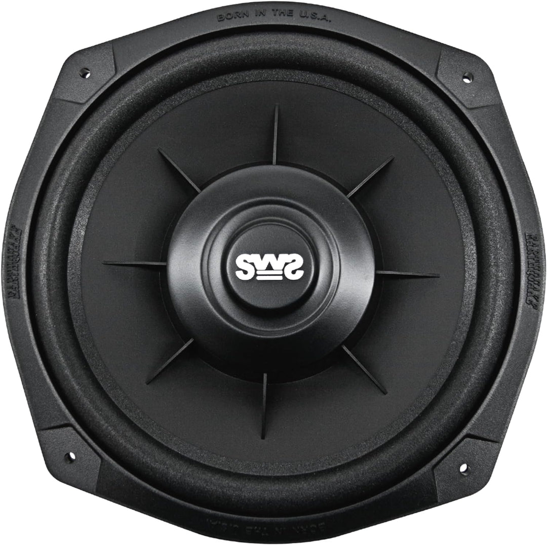 Earthquake Sound SWS-8Xi Tieftönersystem, Untersitz-Subwoofer, 2 Ohm, 1 Stück, 8 Zoll, Schwarz