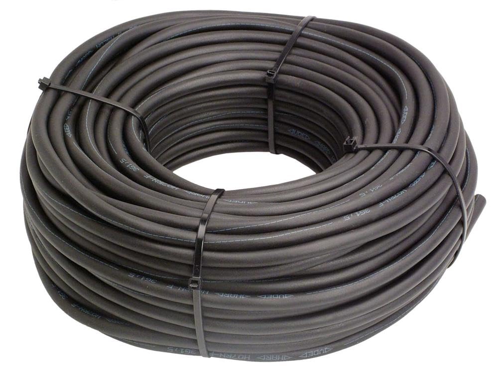 as - Schwabe 10020 Kabel - Leitung - 50m H07RN-F 3G2,5 schwarz, Gewerbe, Baustelle, IP44, H07RN-F 3G