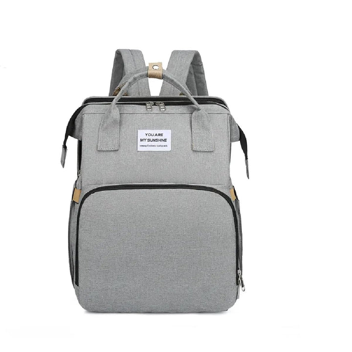 Multifunktionaler Rucksack mit faltbarem Schlafbereich, verstärkte Nähte, ergonomische Gurte, GRAU,