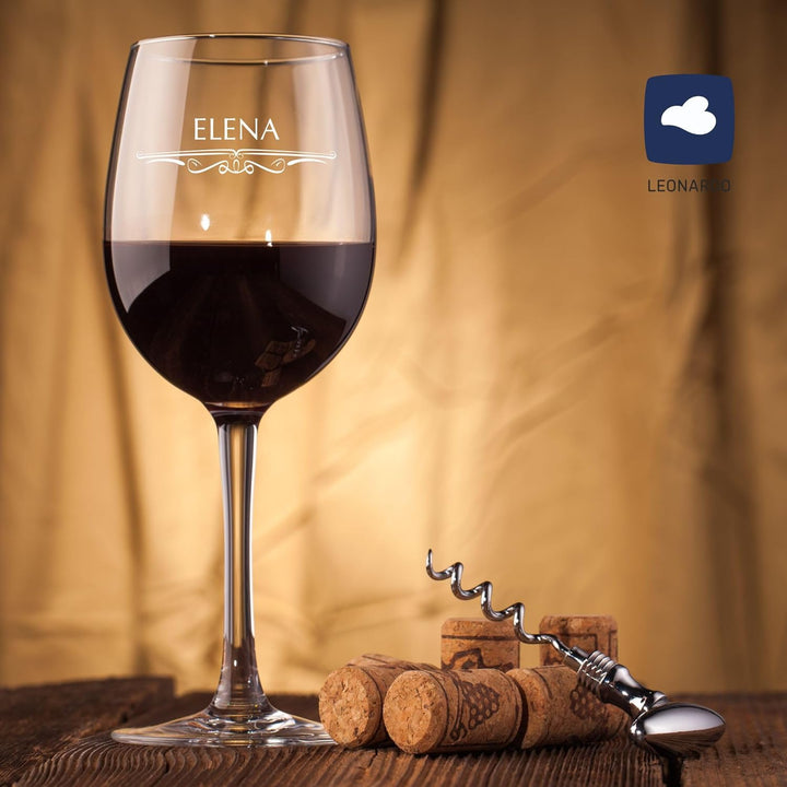 Geschenk zum Valentinstag – Wein Geschenksets – Weinglas mit Gravur 460ml – Hochzeitsgeschenke – Ges