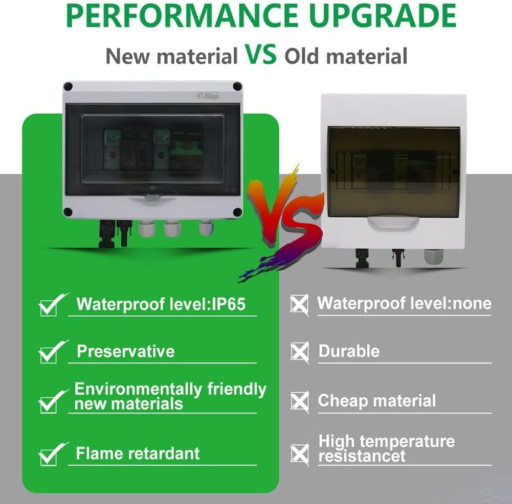 Solar-PV-Kombinierbox, 550 V, 1-in-1-Ausgang, 1-saitig, Solar-PV-Kombinationsbox, Schutz, wasserdich