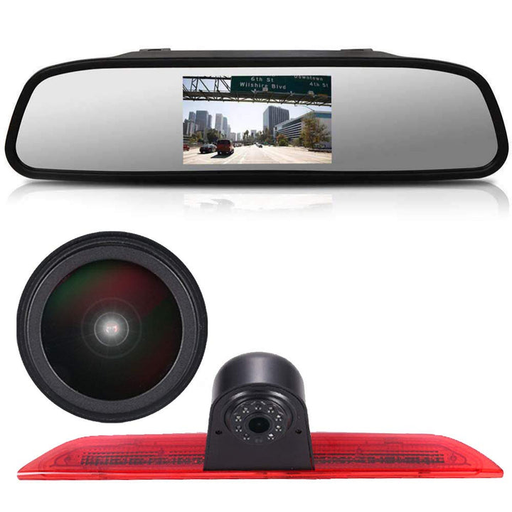 1280 x 720 Pixels Auto Top Mount Brake Bremsleuchte Kamera Bremslicht Rückfahrkamera für Ford Transi