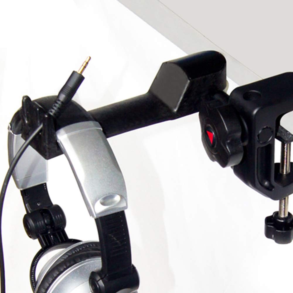 ALCTRON MAS003 Halterung für Kopfhörer und Headset, Mikrofonstange/Tisch, verstellbar, 360 Grad