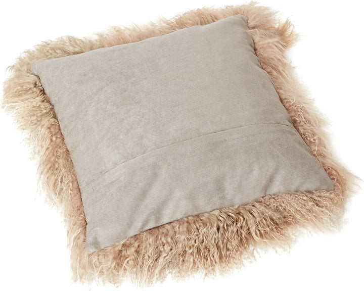 Reissner Lammfelle Tibet Lammfell Kissenbezug langflorig 40x40cm JAY107 Farbe beige (Tops) Jay107 Be