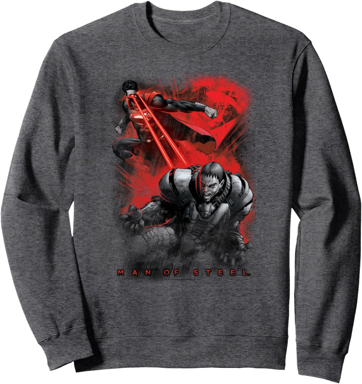 Superman Man of Steel Zod Fire Fight Sweatshirt