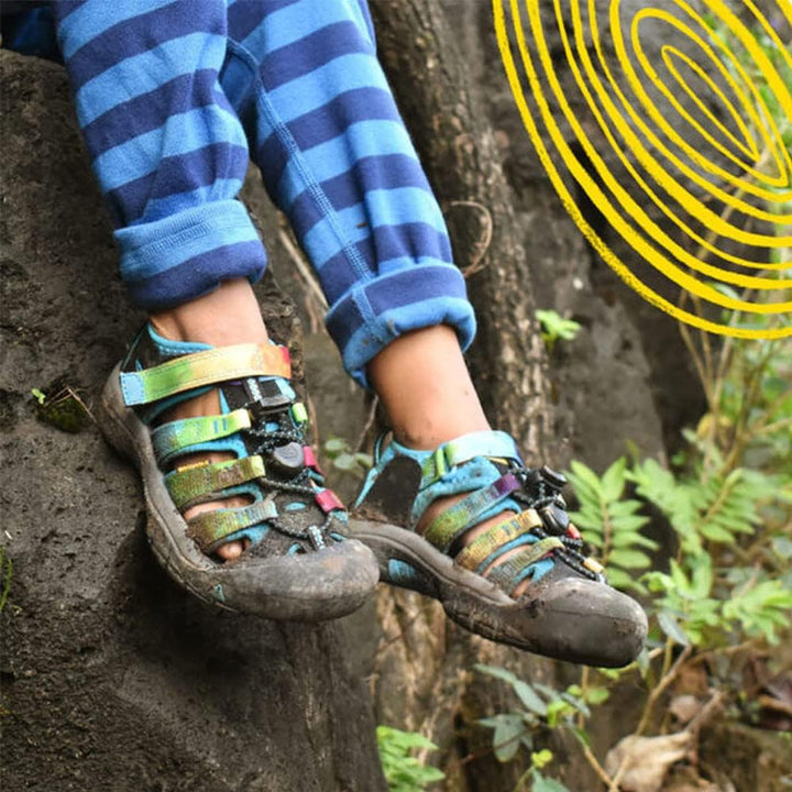 KEEN Unisex Kinder Newport H2-Baby Sandalen 19 EU Rainbow Tie Dye, 19 EU Rainbow Tie Dye