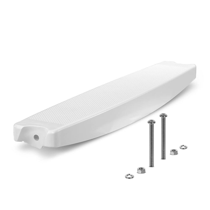 1er Set Ersatz Stufe für Aufstellbeckenleiter inkl. Schraubensatz Trittstufe weiss 43 mm Holm Hochbe