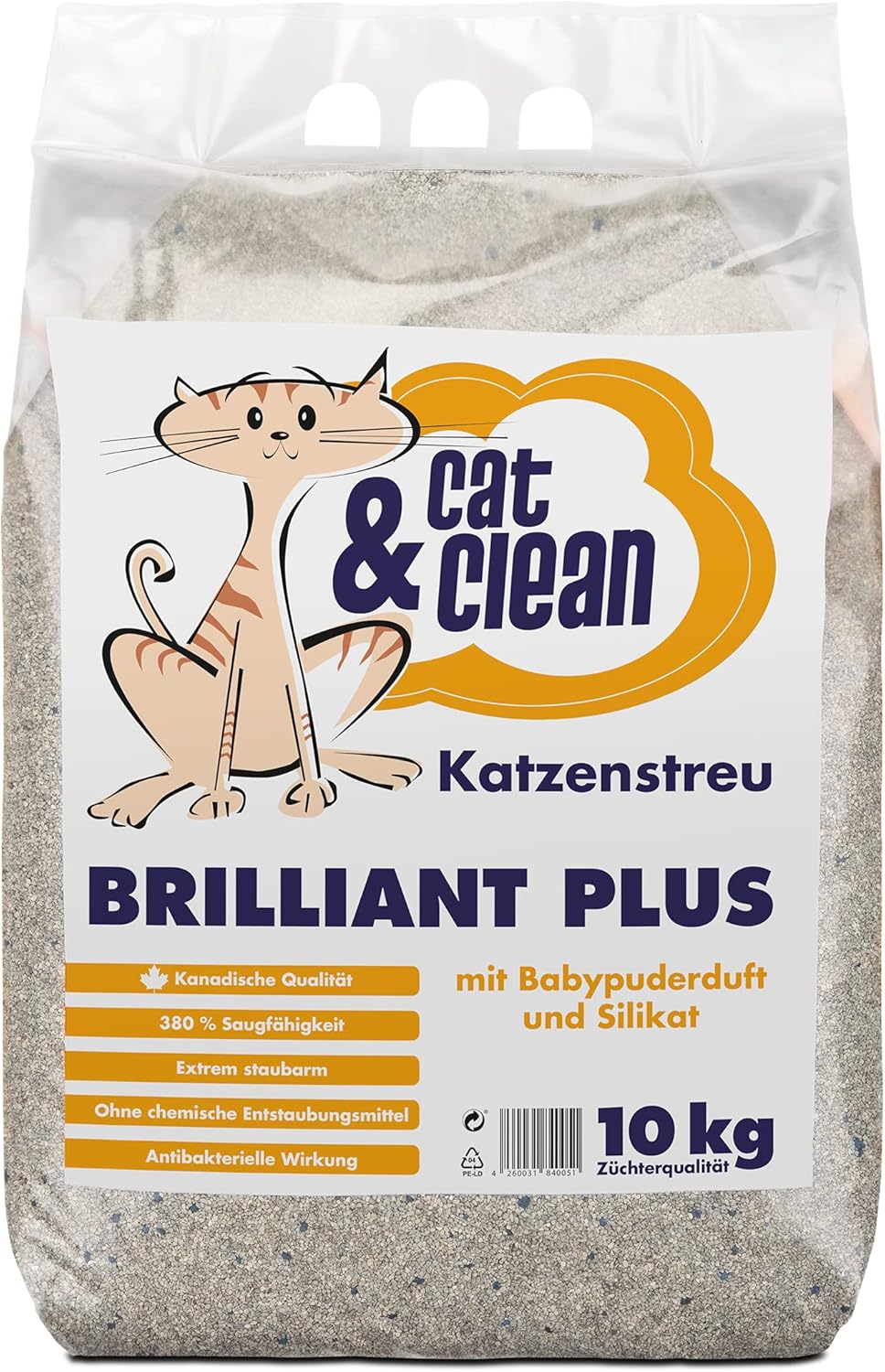 Cat & Clean Katzenstreu Der Extraklasse Klumpendes Einstreu Extrem Saugfähig Naturprodukt Aus Benton