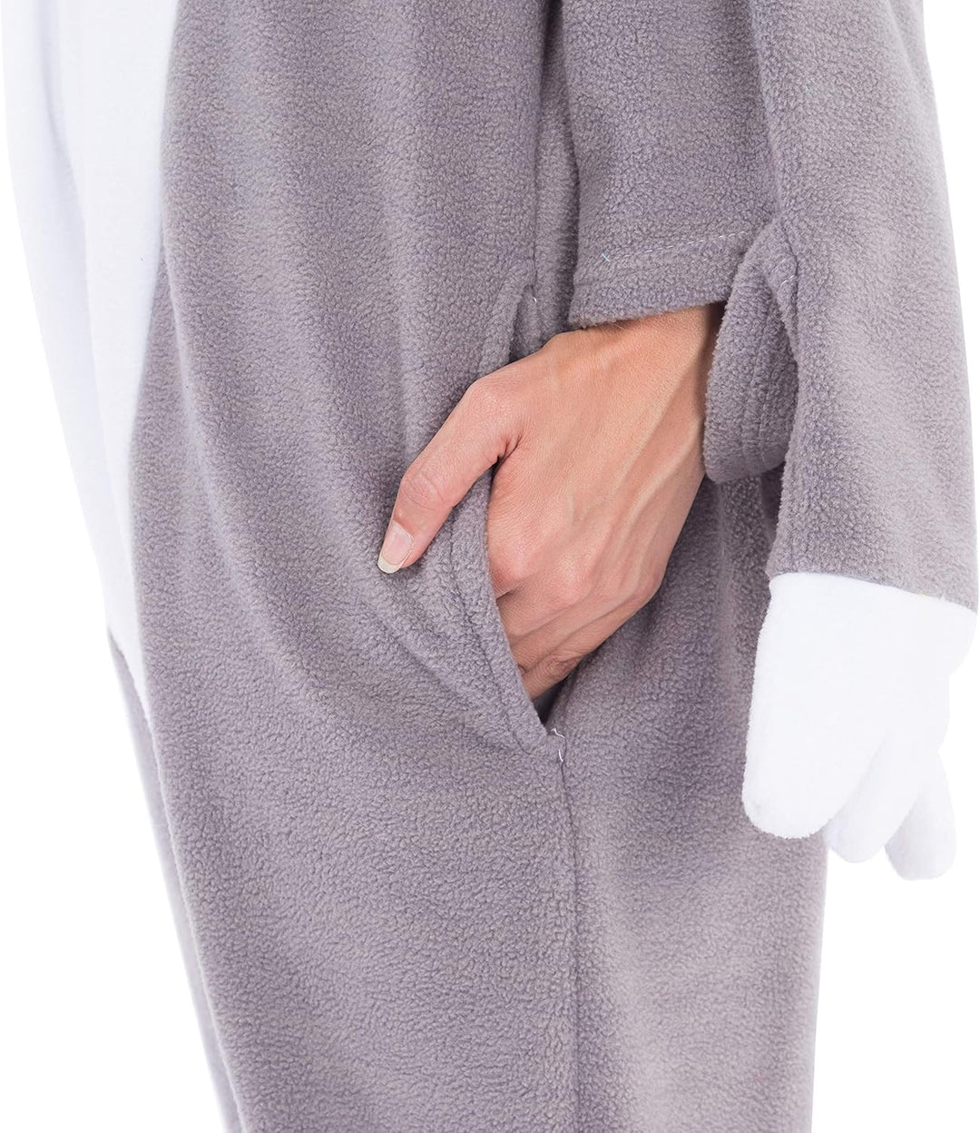 Spooktacular Creations Unisex Erwachsene Faultier Kostüm Schlafanzug Jumpsuit, Plüsch Onesie Pyjama