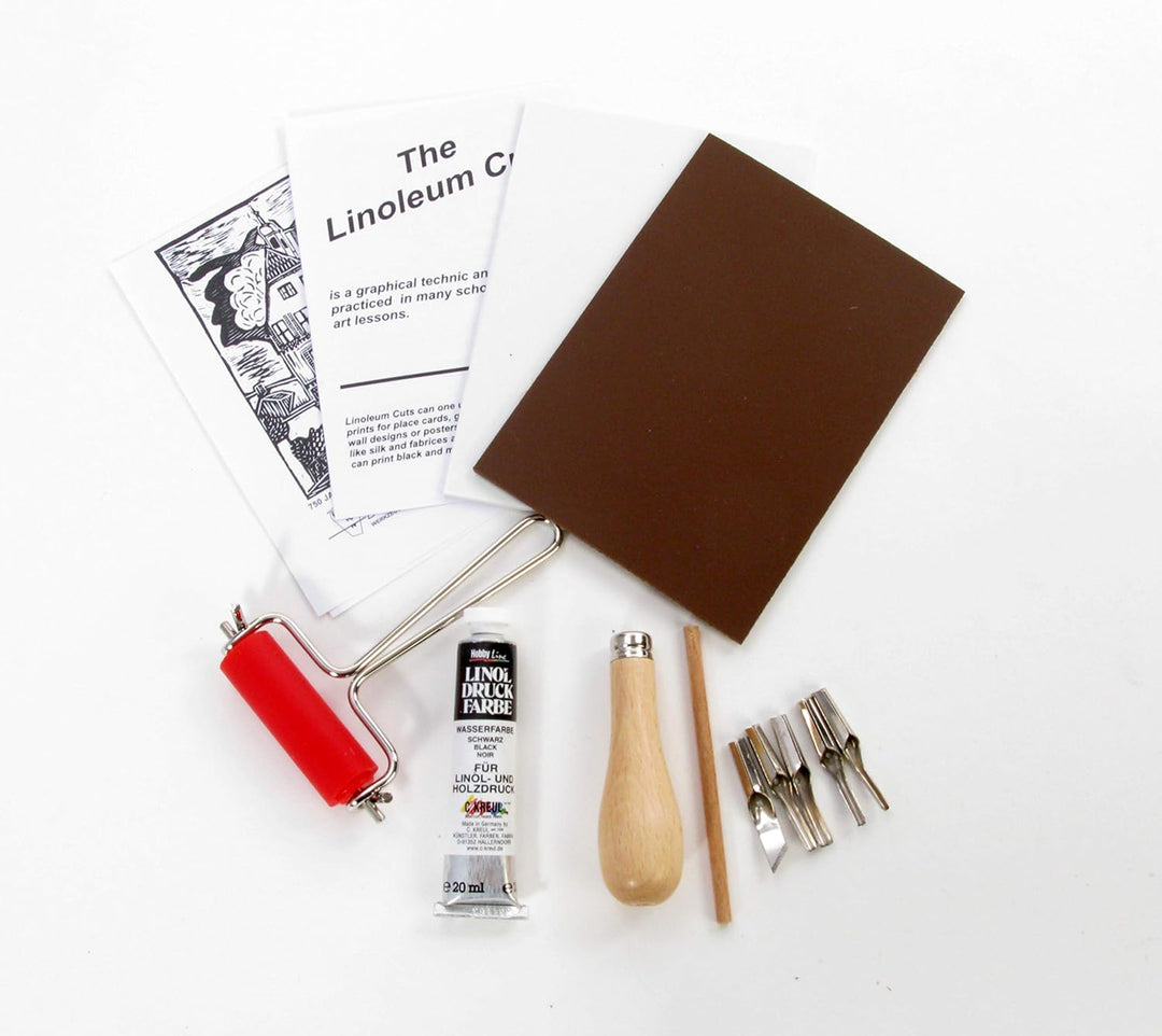 Abig Linolschnitt-Set, komplett