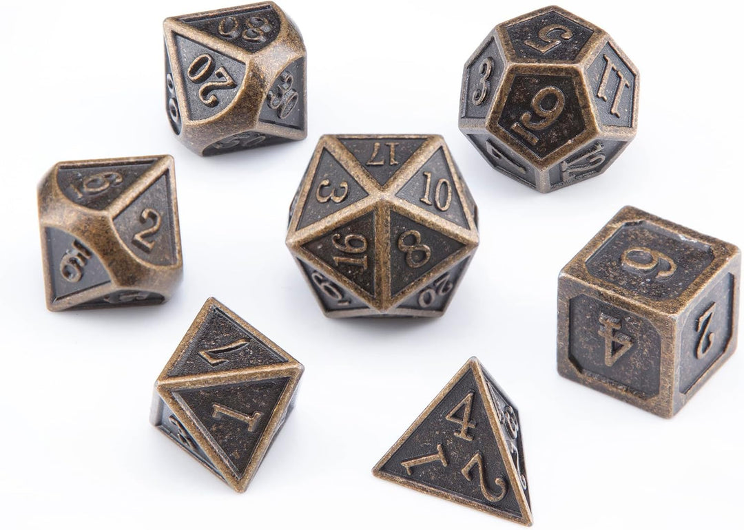Melia Games RPG Würfelmatte zum Rollen inklusive Würfel Set - handgefertigte Würfelunterlage aus Ech