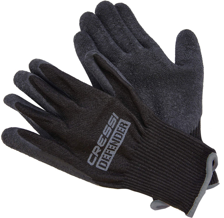 Cressi Defender Gloves Black 2mm - Schutzhandschuhe für Dynema/HPPE-Tauchgänge, Schwarz, M