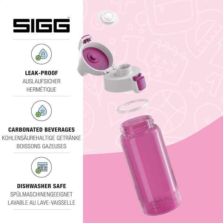 Sigg - Trinkflasche Kinder - Viva One - Für Kohlensäurehaltige Getränke Geeignet - Auslaufsicher - S