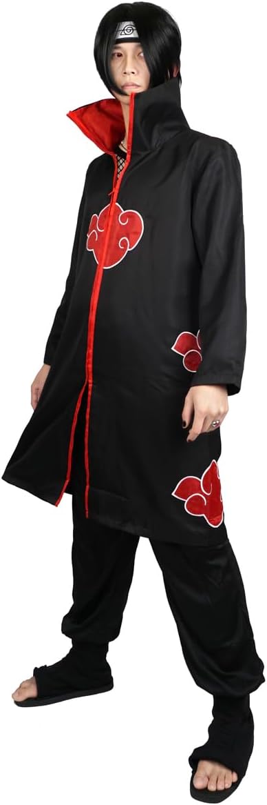 CoolChange Akatsuki Mantel | Itachi Umhang für Cosplay Kostüm | Grösse: XL, XL
